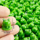 200 Pcs Mini Frog Figurines Mini Resin Frogs Mini Garden Frog Green Frog Figurines for Fairy Home Garden Decor… by GreenHaven Gardens