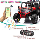 24V Kids Electric Toy Car,2 Seater Kids Toy Car with Remote Control,4WD Electric Power Vehicles Wheels for 3+Years Boys Girls,Ride on Toy for Girl(Red) by TinyTreasures Baby Boutique