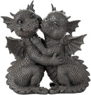 Pacific Giftware Garden Dragon Loving Couple Garden Display Decorative Accent Sculpture Stone Finish 10 Inch Tall by GreenHaven Gardens