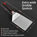 Griddle Accessories Kits, 30 Pcs Griddle Grill Tools Set, Professional Grill BBQ Spatula Set with Basting Cover, Spatula, Scraper, Bottle, Tongs, Egg Ring by GreenHaven Gardens