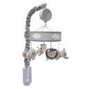 Lambs & Ivy Jungle Safari Musical Baby Crib Mobile - Gray, Beige, White, Animals by TinyTreasures Baby Boutique