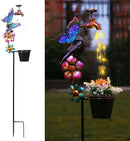 Afirst Solar Outdoor Decorative Butterfly Lights - Faucet Shaped Twinkling Light Garden Stake Decorations for Pathway Lawn Patio Courtyard Backyard by GreenHaven Gardens