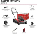PowerSmart 21 in. Gas Lawn Mower with 125cc Briggs and Stratton E300 Engine, 2-in-1 Push Mower with Mulching & Side-Discharge by GreenHaven Gardens