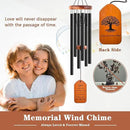 Sympathy Gift Baskets, 30" Wooden Memorial Wind Chimes for Loss of Loved One, Memorial/Bereavement/Condolence/Funeral Gifts, in Memory of a Loved One Mother Father by CozyNest Decor