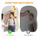 Personalized Name Growth Chart Wall Decor for Kids – Canvas Removable Height Chart Measuring Ruler 59" x 7.9" (Giraffes) by TinyTreasures Baby Boutique