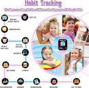 Kids Smart Watch Gift for Girls Ages 3-12, IP67 Waterproof, 32 Puzzle Games, HD Touchscreen Dual Camera Vedio Pedometer Music Player, Kids Watch Toy Birthday Gifts for Girls Ages 5 6 7 8 9 10 (Purple) by TinyTreasures Baby Boutique