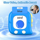 Kidzdo 520 Bilingual Spanish English Talking Flash Cards, Christmas Birthday Gifts for 2 3 4 5 6 Year Old Boys, Montessori Pocket Speech Therapy Toys, Portable Toddlers Toys for Ages 2-6 Kids, Blue by TinyTreasures Baby Boutique