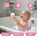 Baby Bath Seat for Babies 6 Months & up Non-Slip Toddler Bath Seats for Sitting Up Infant Bathtub Chair with Suction Cups and Soft Cushion for Baby Shower Tub Seat by TinyTreasures Baby Boutique