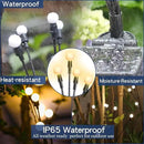 TONULAX Solar Garden Lights - Upgraded Solar Swaying Light, Sway by Wind, Outdoor Lights, Yard Patio Pathway Decoration, High Flexibility Iron Wire & Heavy Bulb Base, Warm White(8 Pack) by GreenHaven Gardens