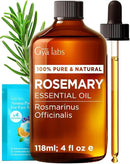 Gya Labs Rosemary Essential Oil for Hair - Huge 4 Fl Oz - 100% Pure Natural Rosemary Oil for Scalp, Diffuser, Skin, Aromatherapy & Candle Making Scent by CozyNest Decor