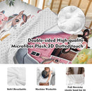 Personalized Nursery Crib Bedding Set: Custom Name 5 Piece Baby Crib Sets with Animal House Design - Toddler Double Layer Blanket Set, Comfortable Crib Bed Sheets for Baby Grils by TinyTreasures Baby Boutique