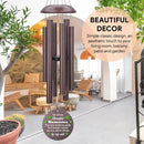 Personalized Memorial Wind Chime, Sympathy Wind Chimes for Loss of Loved One, Bereavement & in Memory Wind Chimes, Sympathy Gifts in Memory of Father, Mother or a Loved One by CozyNest Decor