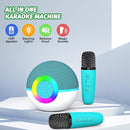 Mgaolo Mini Karaoke Machine for Kids Adults,Portable Bluetooth Speaker with 2 Wireless Microphones,Gift Toys with MP3 Player for Boys Girls 3-12 Year Old Birthday Family Home Party Present (Green) by TinyTreasures Baby Boutique