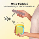 IROO Mini Karaoke Machine for Kids, 2025 TOP Toys Birthday Gifts Ideas for Girls Ages 4, 5, 6, 7, 8, 9, 10, 12+ Years Old, Portable MP3 Player with 2 Wireless Mics for Party by TinyTreasures Baby Boutique