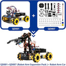 Robot Arm Expansion Pack Smart Car Starter Kit, Robotics Kit for Kids Ages 8-12 12-16, STEM Toys Coding Robot Kit for Teens & Adults(QD007) by TinyTreasures Baby Boutique