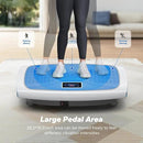 MERACH Vibration Plate Exercise Machine, 3D & 4D Vibration Plate with 2 Tension Ropes LED Display, Whole Body Vibration Platform for Women Men, Exercise Equipment for Home by CozyNest Decor