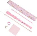 Recorder Instrument for Beginner Adults,8-Hole Soprano Descant Recorder Music Flute with Cleaning Rod & Case Bag For Home Entertainment(2-Pink Unicorn2) by TinyTreasures Baby Boutique