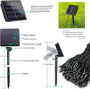 Toodour Solar Christmas Lights, 2 Packs Total 144ft 400 LED 8 Modes Solar String Lights, Waterproof Solar Outdoor Christmas Lights for Garden, Patio, Fence, Balcony, Christmas Tree Decor - Warm White by GreenHaven Gardens