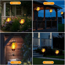 2PCS Flag Solar Hot Air Balloon Lantern with Flame Flickering Light,Glass Hot Air Balloon Solar Lanterns Outdoor Waterproof,Hanging Outdoor Light for Patio Yard Garden Birthday Gifts for Women by GreenHaven Gardens