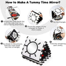 URMYWO Black and White Baby Toys, Tummy Time High Contrast Newborn Toys 0-3 Months, Soft Baby Book, Visual Stimulation Montessori Sensory Infant Toys 0-6-12 Months, Shower Gift for Boys Girls by TinyTreasures Baby Boutique