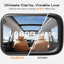 Baby Car Mirror for Baby Hook Clip Design Never Shake Baby Mirror for Car Seat Mirror Rear Facing Newborn Essentials Easy Install Back Seat Mirrors for Car Clear View ShatterProof Crash Tested by TinyTreasures Baby Boutique