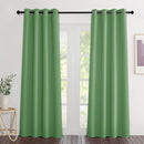 NICETOWN Forest Green Blackout Doorway Curtains 80 inches Long, Grommet Light Blocking Window Treatments Sound Reducing Privacy Drapes for Living Room/Bedroom, 2 Panels, W46 x L80 by TinyTreasures Baby Boutique