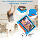 2025 Kids Tablet 10 inch Android 14 Tablets for Kid Octa-Core, 20GB+128GB (TF 1TB), Toddler Tablet with Shockproof Case, 2.4G+5G WiFi 6, Parental Control, Face Unlocked, Split Screen, BT5.0 (Blue) by TinyTreasures Baby Boutique