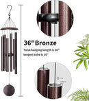 Wind Chimes for Outside, 36'' Wind Chime Outdoors Deep Tone Unique Wind Chimes Outdoor Clearance, Gifts for Mother's Day/Housewarming/Christmas by CozyNest Decor