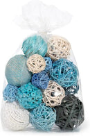 ANDALUCA Decorative Balls Bag Bowl Filler Home Decor (Turqouise Blue) by CozyNest Decor