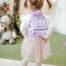 Accmor Toddler Backpack Leash, Cute Unicorn Baby Backpacks with Anti Lost Wrist Link, Mini Kids Backpack Leash Walking Harness for Outdoor Travel, Adorable Backpack Tether for Boys Girls 1-3 (Purple) by TinyTreasures Baby Boutique