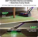 Xlife 550W Cordless Vacuum Cleaner 48KPa Powerful Suction, Long Runtime, Green Light Dust Detection, Adjustable Stick, Tangle-Free Brush for Pet Hair/Carpet/Hardwood Floors-P12 by CozyNest Decor