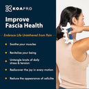 KOAPRO Fascia Massage Tool Blaster for Cellulite, Muscle Knots, Trigger Points - All-in-One Full Body Myofascial Release Tool, Facia Blaster, Targeted Tension Relief, Effective Back and Neck Massager by CozyNest Decor