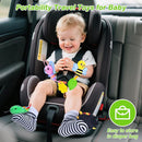 Baby Toys 0-6 Months,Soft Rattle Socks and Wristband Set,Hand and Foot Sensory Development Toys for Babies 0-12 Months with Infant Teething Toys,Shower Gifts for Newborn Boy and Girl by TinyTreasures Baby Boutique