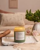 M&SENSE Bamboo Peony Spring Large Candles for Home Scented 19.4oz 110 Hour Long Lasting Burn Natural Organic Soy Candle Gifts for Women, Fresh Smelling Aromatherapy Gifts for Stress Relief by CozyNest Decor