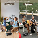 Portable Karaoke Machine, Bluetooth Speaker with Microphone, Three Echo Levels, Indoor and Outdoor Modes, IPX6, BT 5.3, Supports AUX, TF, USB by TinyTreasures Baby Boutique