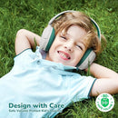 iClever BTH20 Active Noise Cancelling Headphones for Kids, 60H Play Time,Type C Fast Charging,Safe Volume 80dBA,Bluetooth5.4,Award-Winning Kids Headphones Wireless for iPad Tablet Airplane,White&Green by TinyTreasures Baby Boutique
