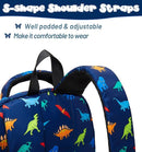 BLUEFAIRY Kids Backpack for Boys Elementary Primary Middle School Bags Back to School Bookbags Gifts Large Compartment with Tablet Sleeve Mochilas para niños 17" Dinosaur Navy Blue by TinyTreasures Baby Boutique