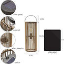 Solar Lanterns Outdoor Waterproof Hanging Rattan Weaving Solar Garden Lanterns Solar Powered with Handle,Decorative Retro Rattan Lights for Garden / Yard / Patio / Porch. by GreenHaven Gardens
