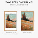 Homeforia 14x22 Picture Frame Wood, High End Natural Oak 14x22 Light Wooden Poster Frame with Mat 12x16, 14 x 22 Frames Matted to 12 x 16 Photo, 22x14 Hanging Frame, Tempered Glass, Wall Kit, Set of 1 by CozyNest Decor
