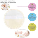 PINOWU Nursing Pads -10 Washable Pads + Wet Bag + Wash Bag, Breastfeeding Nipple Pads (Large 4.7") by TinyTreasures Baby Boutique