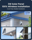 REOLINK First 4K Solar Security Cameras Wireless Outdoor, Argus PT Ultra+ 3W Solar Panel, 360° Pan Tilt Auto-Tracking, 8MP Color Night Vision, 2.4/5 GHz Wi-Fi 6, No Monthly Fee, Home Hub Compatible by GreenHaven Gardens