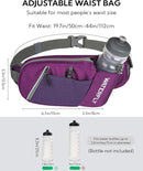 WATERFLY Fanny Pack Waist Bag: Hiking Water Bottle Holder with Strap Waist Pack for Women Men Hydration Hip Packs for Running Walking Traveling-Dark Purple by TinyTreasures Baby Boutique