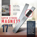 HMmagnets Premium 17 Inch Stainless Steel Magnetic Knife Holder For Wall - Professional Magnetic Knife Strip - Space-Saving Knife Rack/Knife Bar With Powerful Magnetic Pull Force (Upgraded Version) by CozyNest Decor