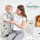 Yoofoss Baby Sleep Sack 12-18 Months Baby Wearable Blanket 100% Organic Cotton 2-Way Zipper Toddler Sleeping Sack, Lightweight Sleep Sacks for Babies by TinyTreasures Baby Boutique
