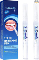 VieBeauti Teeth Whitening Pen (2 Pcs), 20+ Uses, Effective, Painless, No Sensitivity, Travel-Friendly, Easy to Use, Beautiful White Smile, Mint Flavor by CozyNest Decor