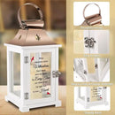 Memorial Lantern, Sympathy Gifts for Loss of Mom/Dad/Loved One, Bereavement Gifts, in Memory of Loved One Lantern,Celebration of Life, Memorial Gifts, Funeral Lantern,When Tomorrow Starts Without me by CozyNest Decor