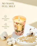 M&SENSE Strawberry Vanilla Scented Natural Soy Wax Candle, 14.1oz 60 Hours Long Lasting Slow Burning Candles for Home Decor, Aromatherapy Candle for Stress Relief by CozyNest Decor