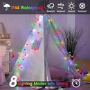 16.4ft 50LED Globe String Lights Indoor Bedroom Battery Operated, Crystal Fairy Light IP44 Waterproof Outdoor Hanging Decorative Lights for Home Tent Patio Garden Party Wedding Decor by GreenHaven Gardens
