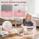 Baby Bath Seat-for Babies 6 Months & up, Water Temperature Display+Soft Cushion, Non-Slip Toddler Bath Seat for Baby, Sit Up Bath Seat for Baby, Pink by TinyTreasures Baby Boutique
