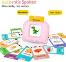 ABC Talking-Flash-Cards with 252 Sight Words, Christmas Birthday Gifts for Girls 2 3 4 5 6 Years, Language Therapy Toys for Autistic Children, Learning Toys for Toddlers Ages 2-6, Pink by TinyTreasures Baby Boutique